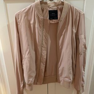 Light pink bomber jacket